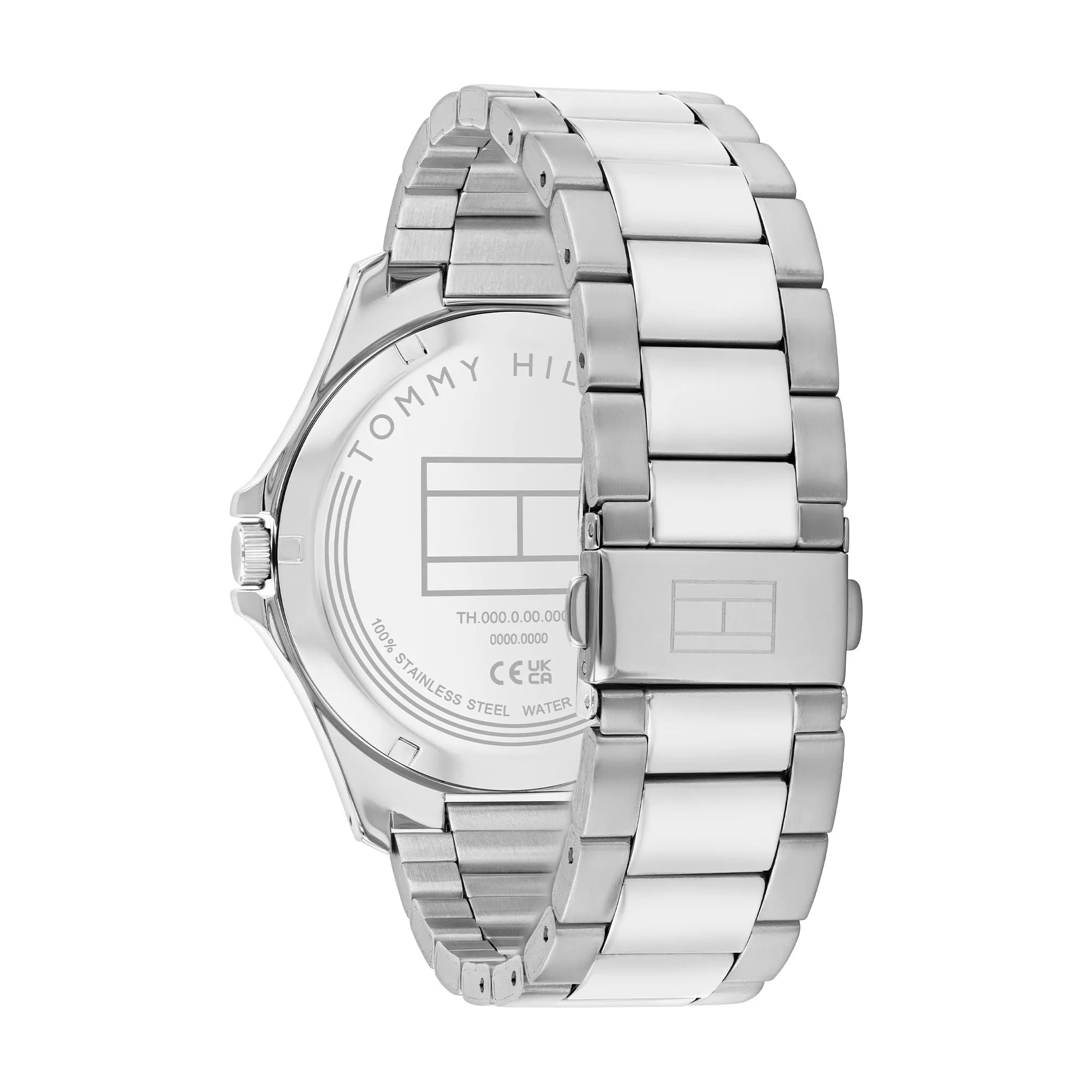 Tommy Hilfiger Orologio con Movimento al Quarzo a Tre Lancette da Uomo - Disponibile con cinturino in acciaio inossidabile o cinturino in pelle, Blue - immagine 3