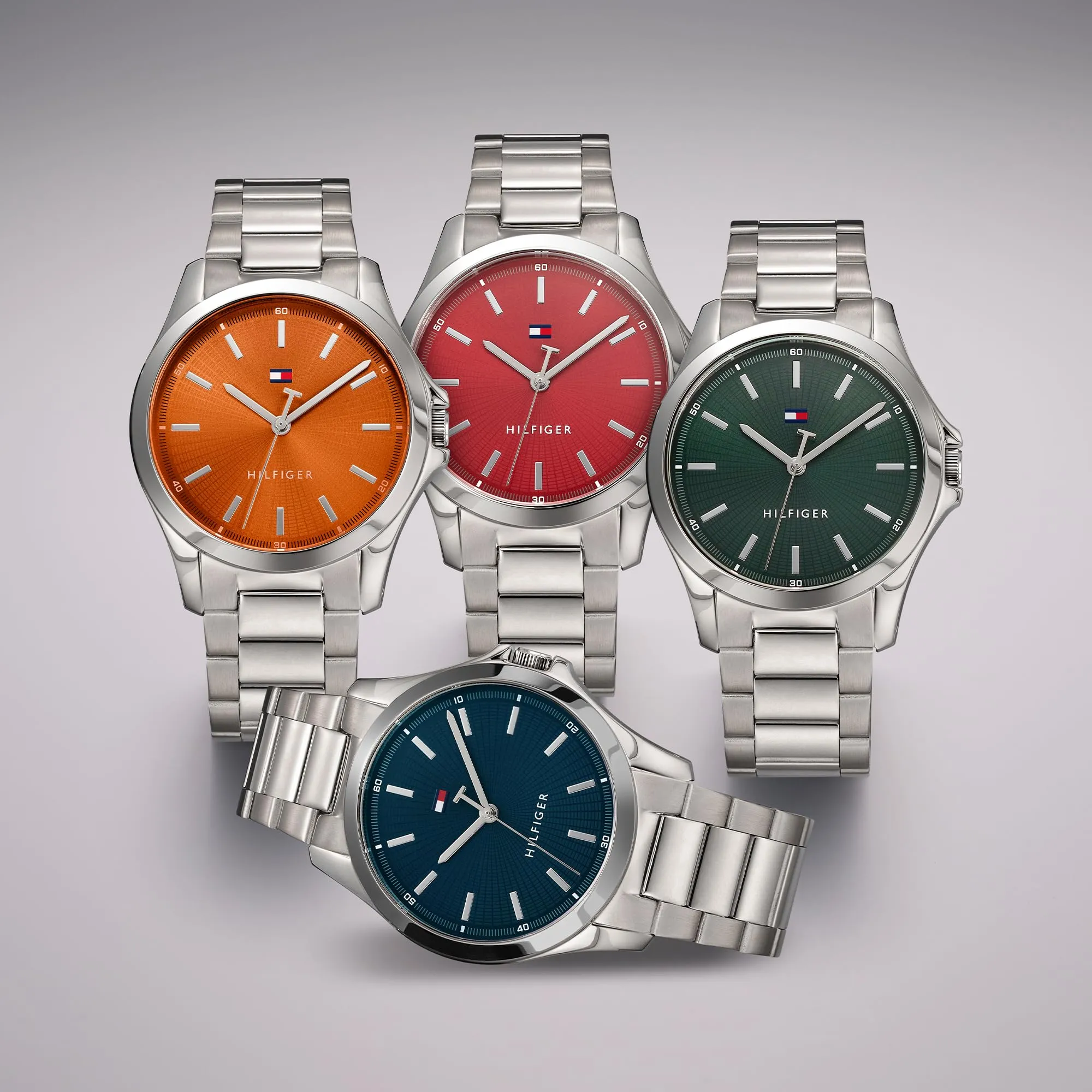 Tommy Hilfiger Orologio con Movimento al Quarzo a Tre Lancette da Uomo - Disponibile con cinturino in acciaio inossidabile o cinturino in pelle, Blue - immagine 5