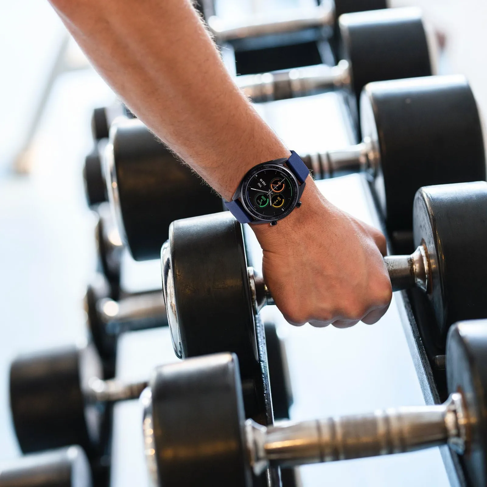 Anbeer 19mm Cinturini per Orologi in Silicone per Uomo Donna, Cinturini di Ricambio in Gomma a Sgancio Rapido - immagine 6