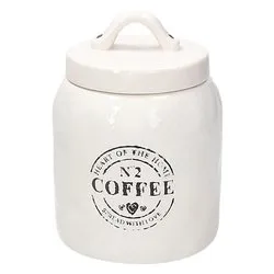 Barattolo ceramica (720ml) DOLCE CASA Caffè Bianco DE1BAN93263 - immagine 1