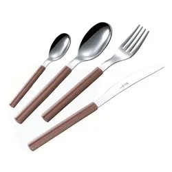 Set posate tavola 24 pz Inox 18/0 You&Me SKY Nocciola YM24SK 408 - immagine 1