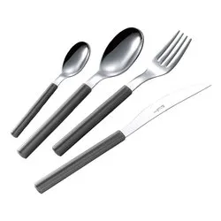 Set posate tavola 24 pz Inox 18/0 You&Me SKY Grigio YM24SK - immagine 1