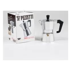 Caffettiera Alluminio 1 Tazza ITALEXPRESS Cromo 1360 - immagine 1