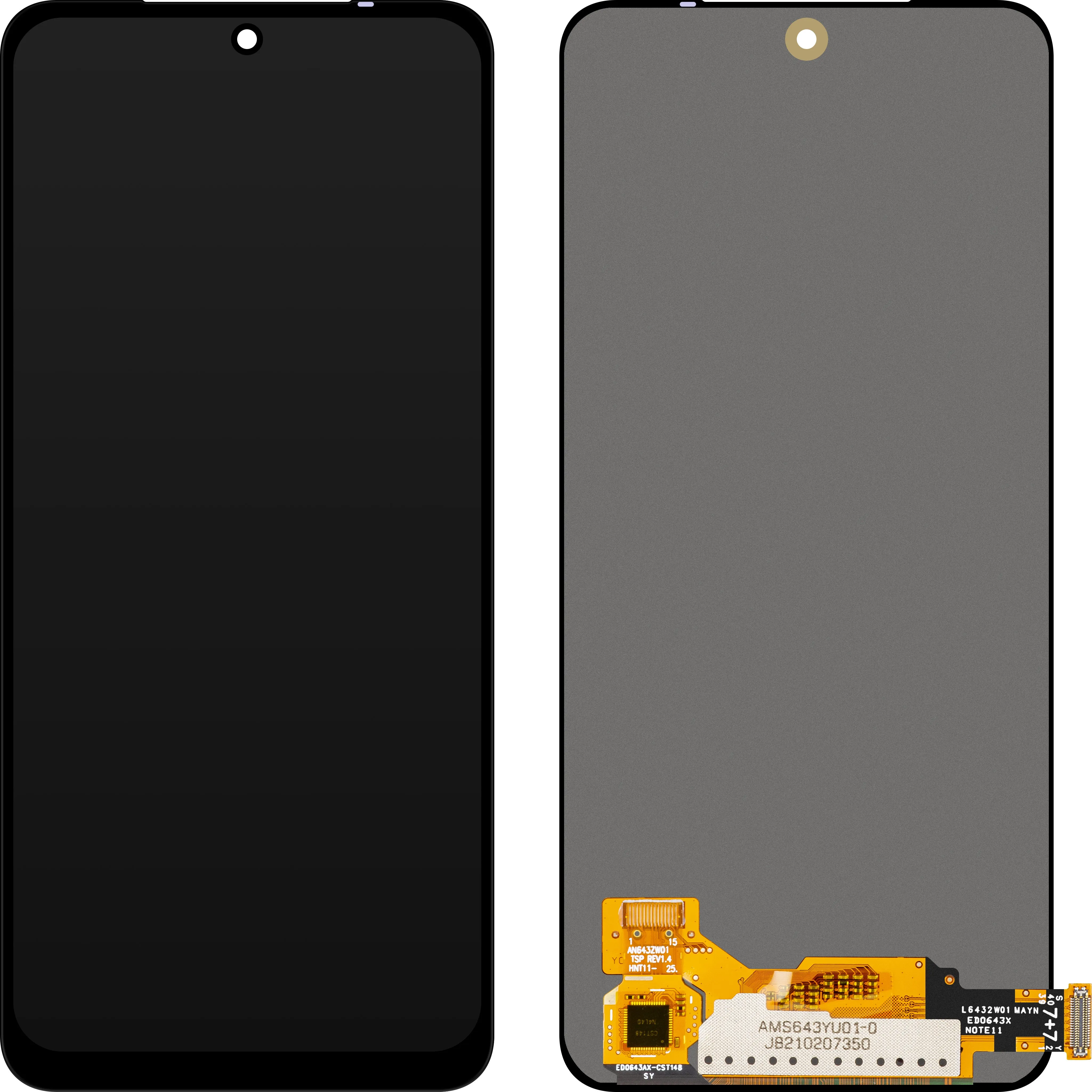 Display con Touchscreen MP compatibile con Xiaomi Poco M4 Pro / Redmi Note 11 / Note 11S / Note 12S, Versione OLED - immagine 1