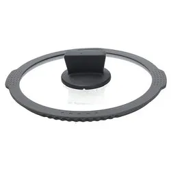Coperchio pentola Vetro (32cm) AMBIZIOSA Trasparente e Grigio WL558T9GRTG - immagine 1