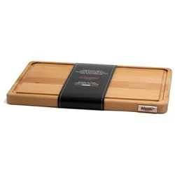 Tagliere Legno (35x23cm) con raccoglisugo Naturale 26300 - immagine 1