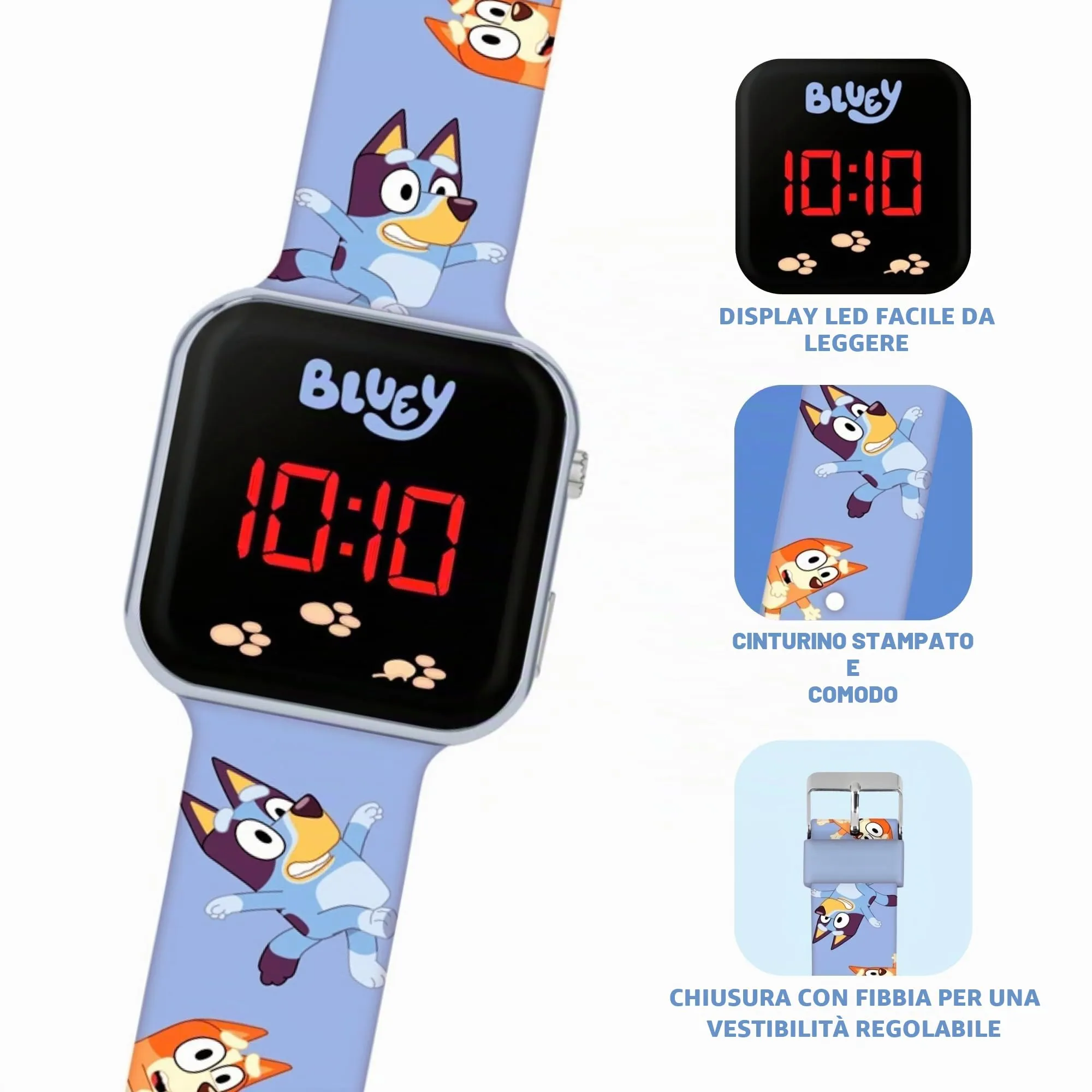 Bluey Orologio a LED - immagine 3