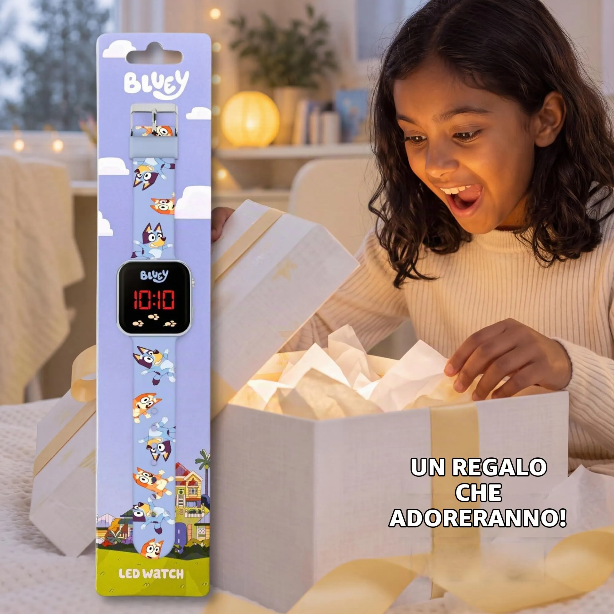 Bluey Orologio a LED - immagine 5