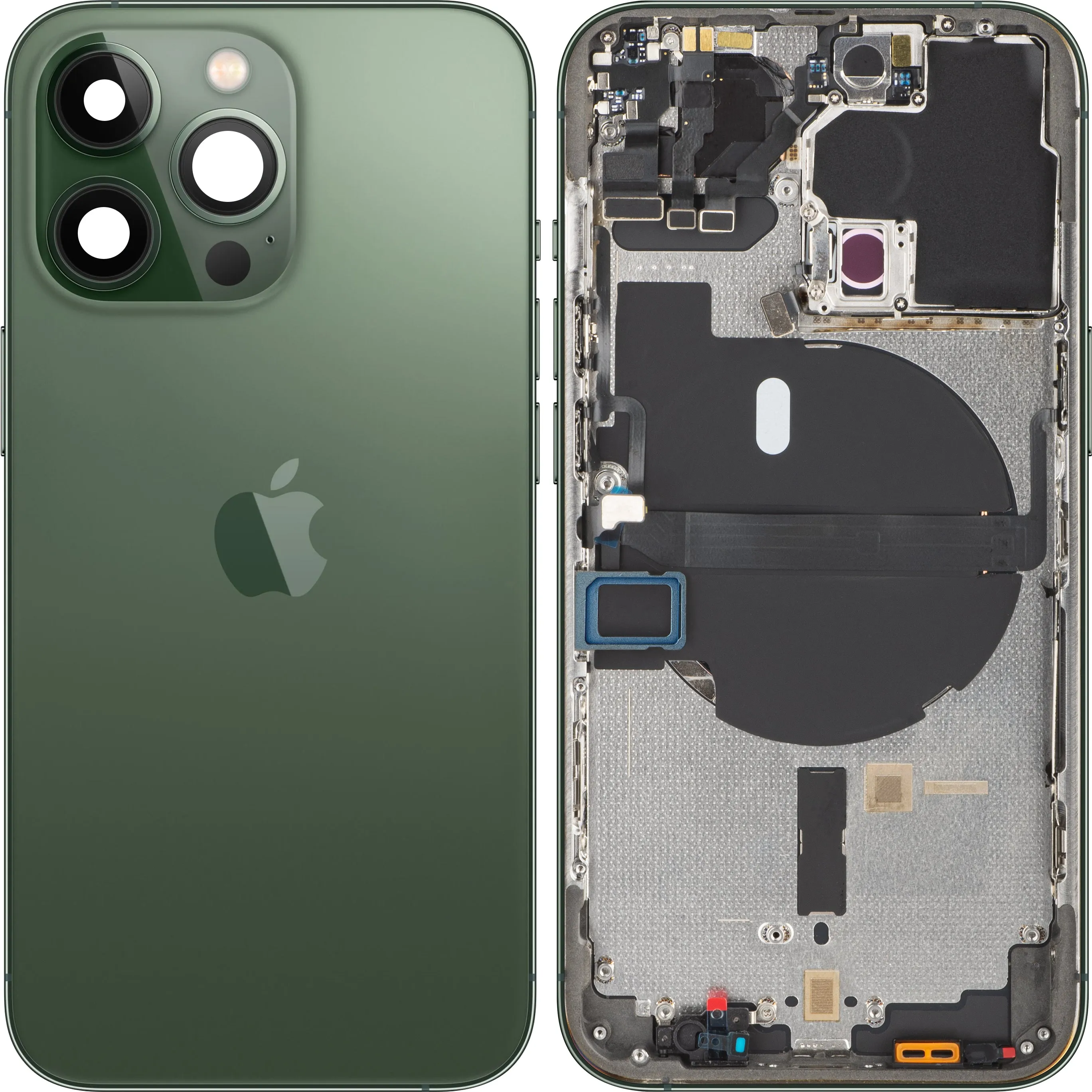 Copertura Batteria Apple iPhone 13 Pro, Con Scocca Centrale, Verde (Alpine Green), Swap Premium - immagine 1