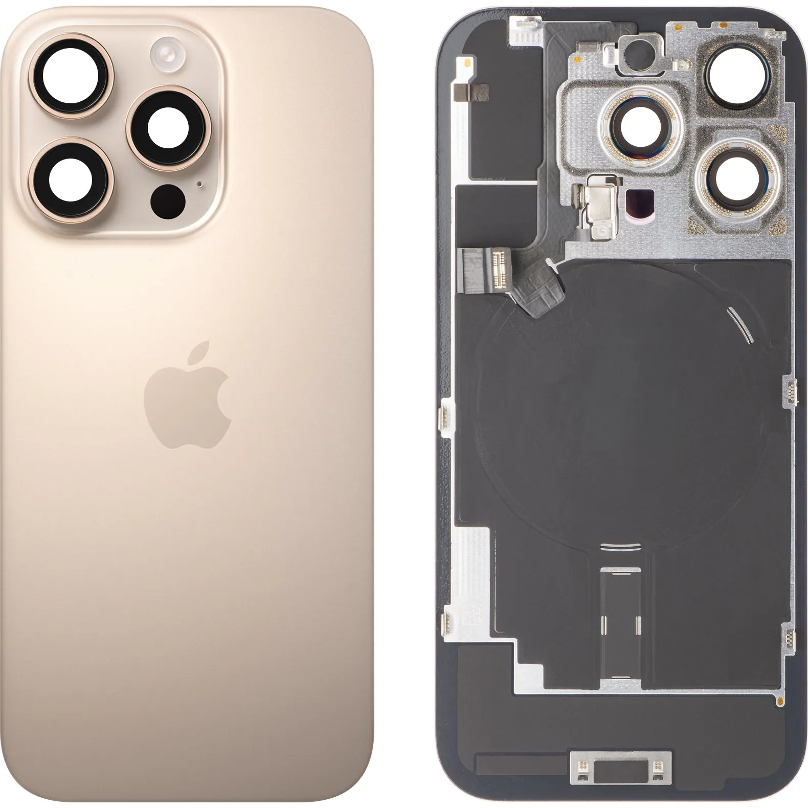 Cover Batteria Apple iPhone 16 Pro, Oro (Desert Titanium), Swap Premium - immagine 1