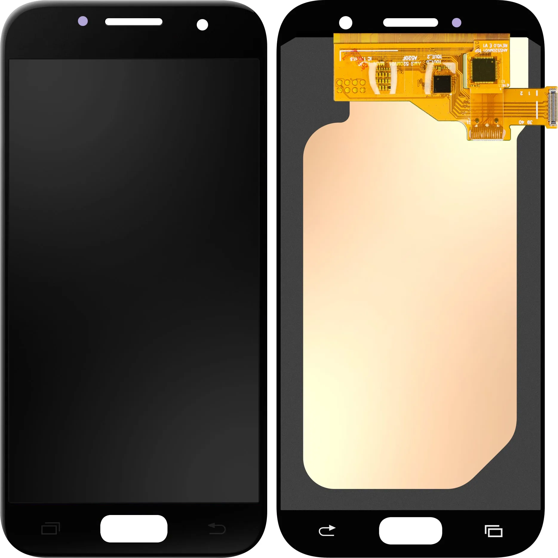 Display con Touchscreen MP compatibile con Samsung Galaxy A5 (2017) A520, Versione OLED - immagine 1