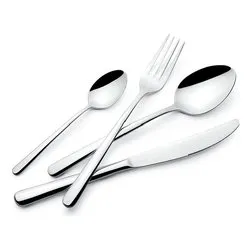 Set posate tavola 24 pz Inox 18/10 AMBRA Cromo lucido 14451652724 - immagine 1