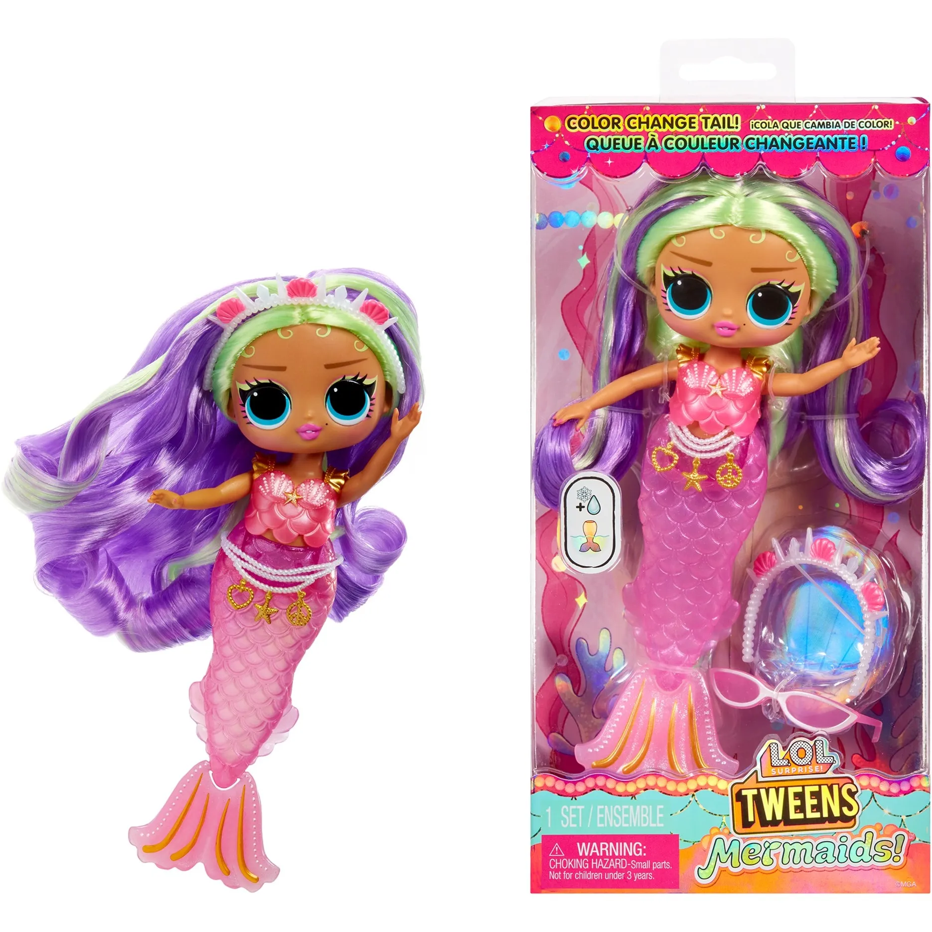 L.O.L. Surprise! Tweens Mermaid Doll - Cleo Cove, Bambola - immagine 1