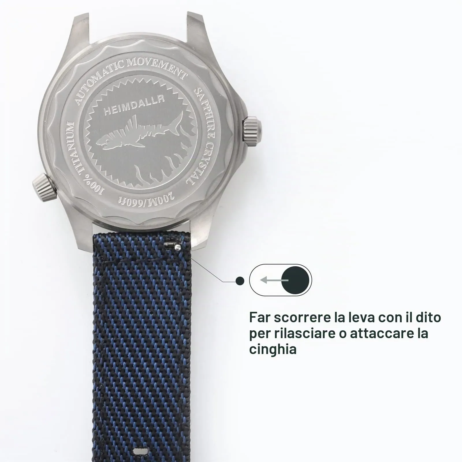 watchdives Cinturino in Nylon per Uomo e Donna 18mm 20mm 22mm, Cinturino Militare a Sgancio Rapido con Fibbia in Acciaio Inossidabile Resistente - immagine 7