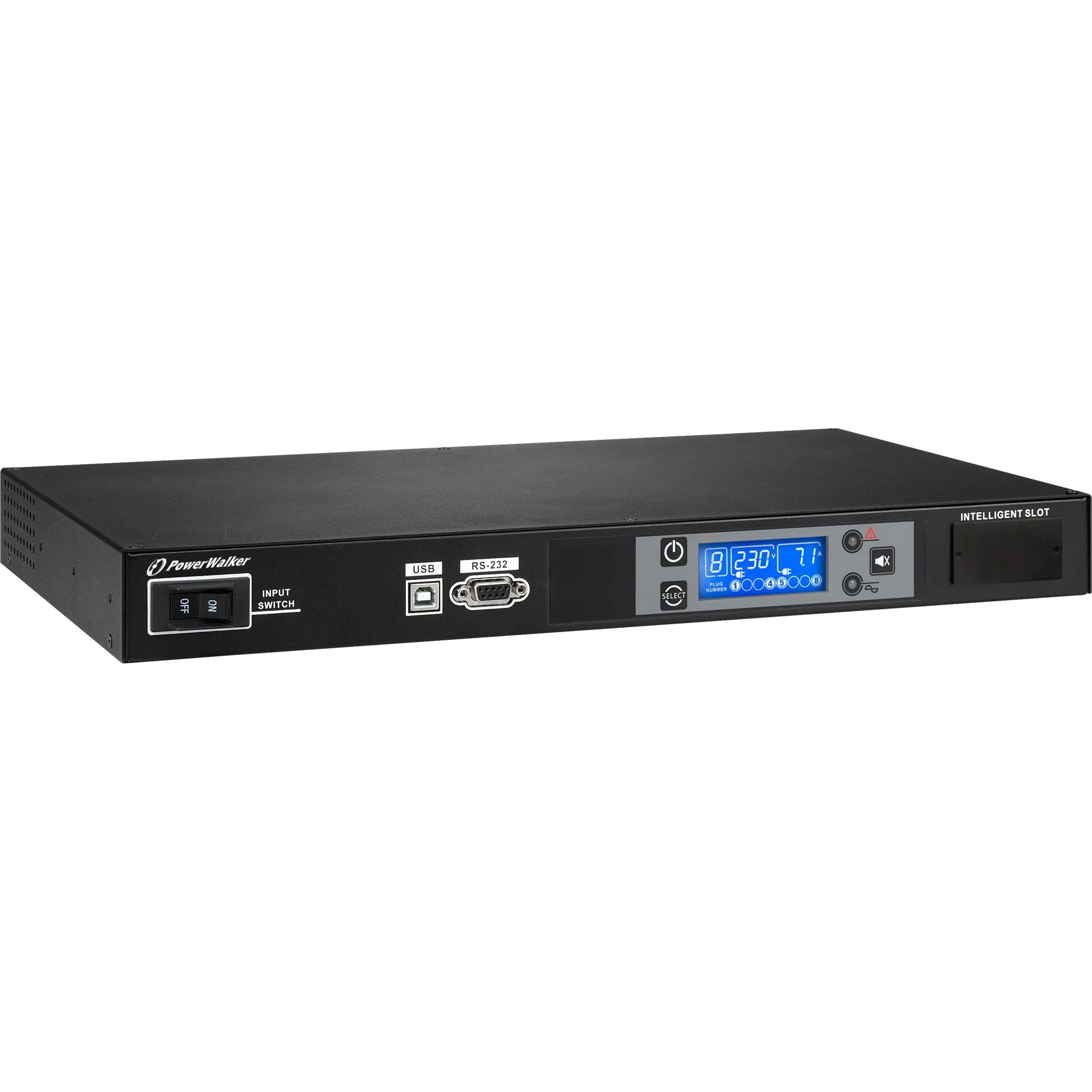 RC-16A unità di distribuzione dell''energia (PDU) 8 presa(e) AC 1U Nero, Alimentazione elettrica - immagine 1