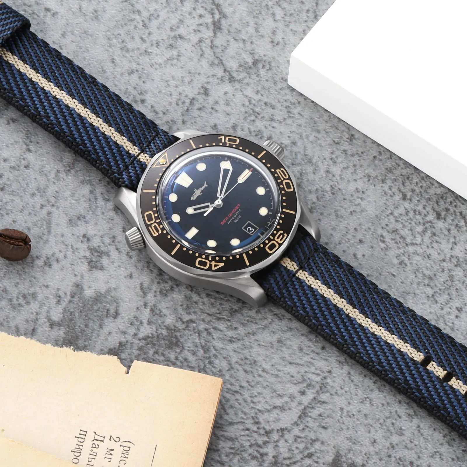 watchdives Cinturino in Nylon per Uomo e Donna 18mm 20mm 22mm, Cinturino Militare a Sgancio Rapido con Fibbia in Acciaio Inossidabile Resistente - immagine 2
