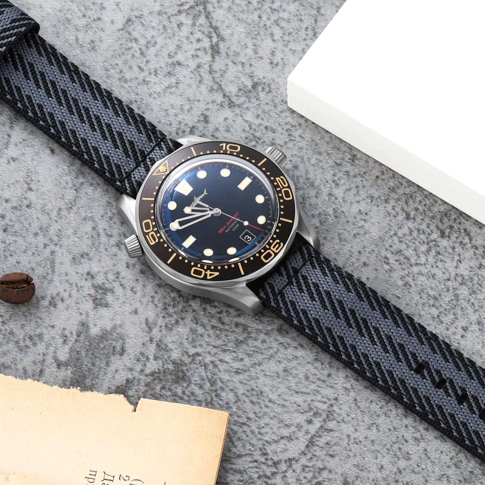 watchdives Cinturino in Nylon per Uomo e Donna 18mm 20mm 22mm, Cinturino Militare a Sgancio Rapido con Fibbia in Acciaio Inossidabile Resistente - immagine 3