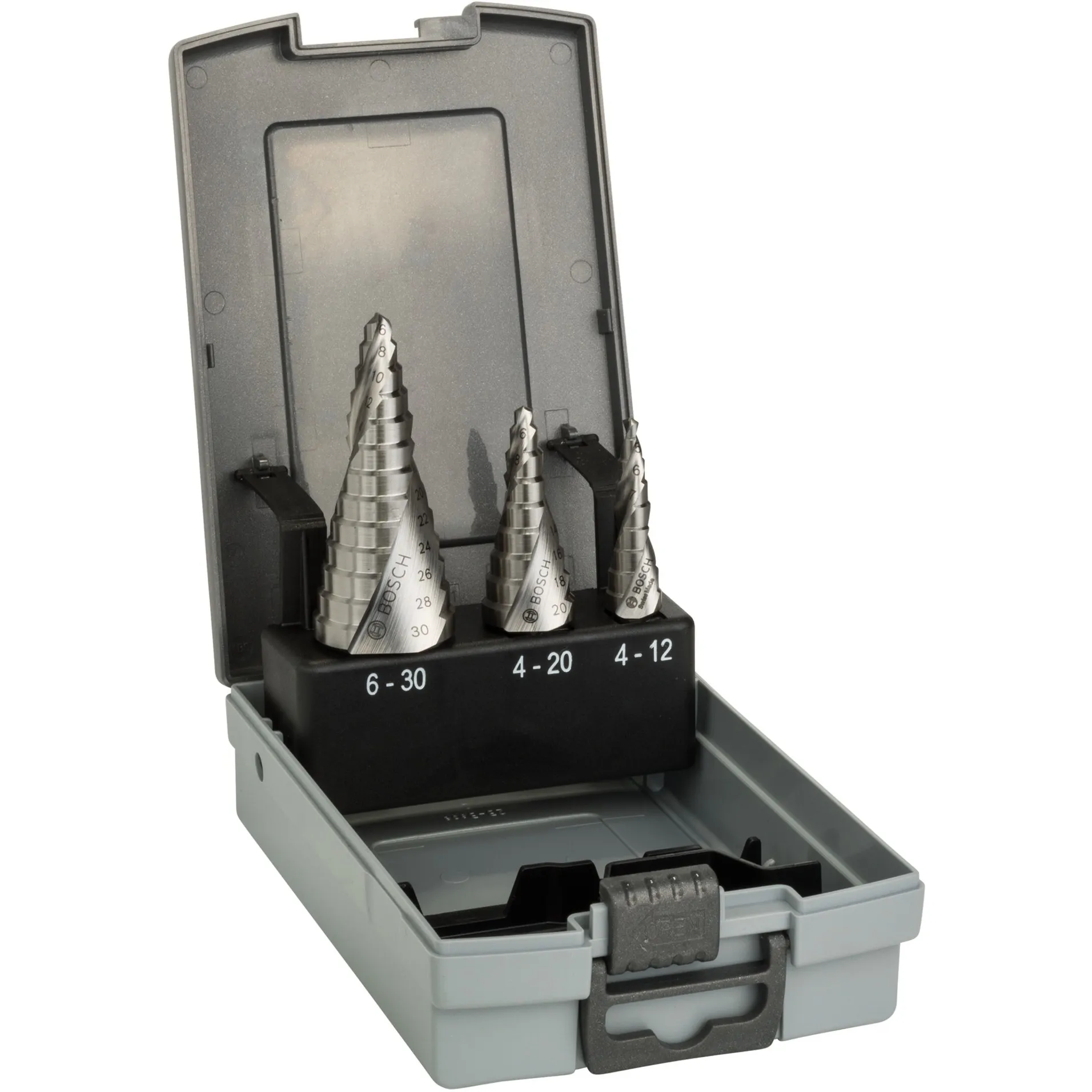 2 608 587 426 punta per trapano Punta da trapano a cono 3 pz, Drill bit set - immagine 1