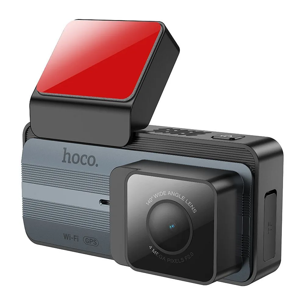 Telecamera Auto Anteriore Posteriore HOCO DV12, 2K, Wi-Fi, GPS, Display 3.69 pollici - immagine 1