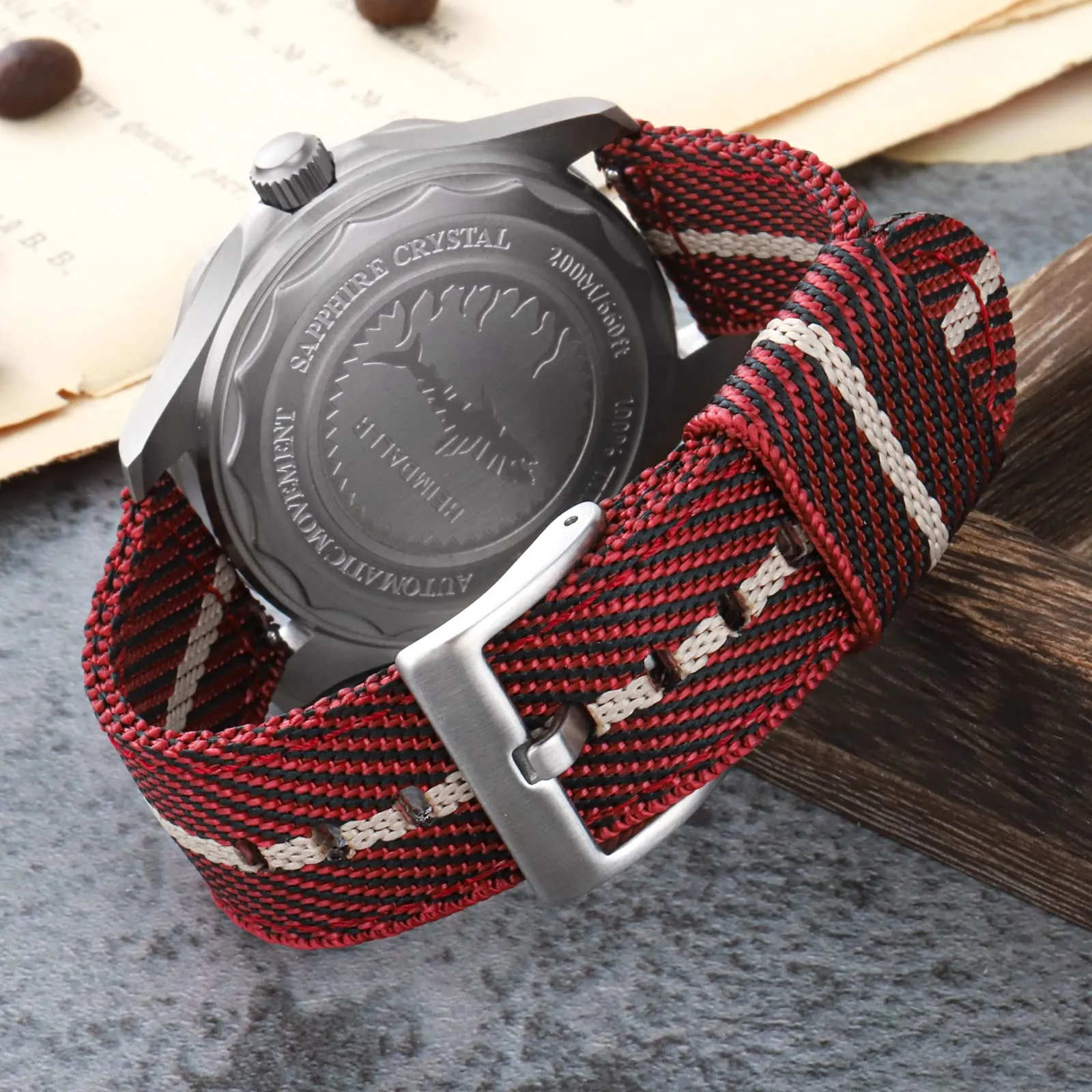 watchdives Cinturino in Nylon per Uomo e Donna 18mm 20mm 22mm, Cinturino Militare a Sgancio Rapido con Fibbia in Acciaio Inossidabile Resistente - immagine 2