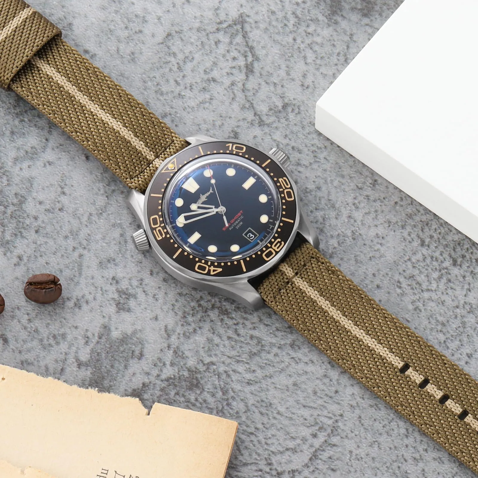 watchdives Cinturino in Nylon per Uomo e Donna 18mm 20mm 22mm, Cinturino Militare a Sgancio Rapido con Fibbia in Acciaio Inossidabile Resistente - immagine 2