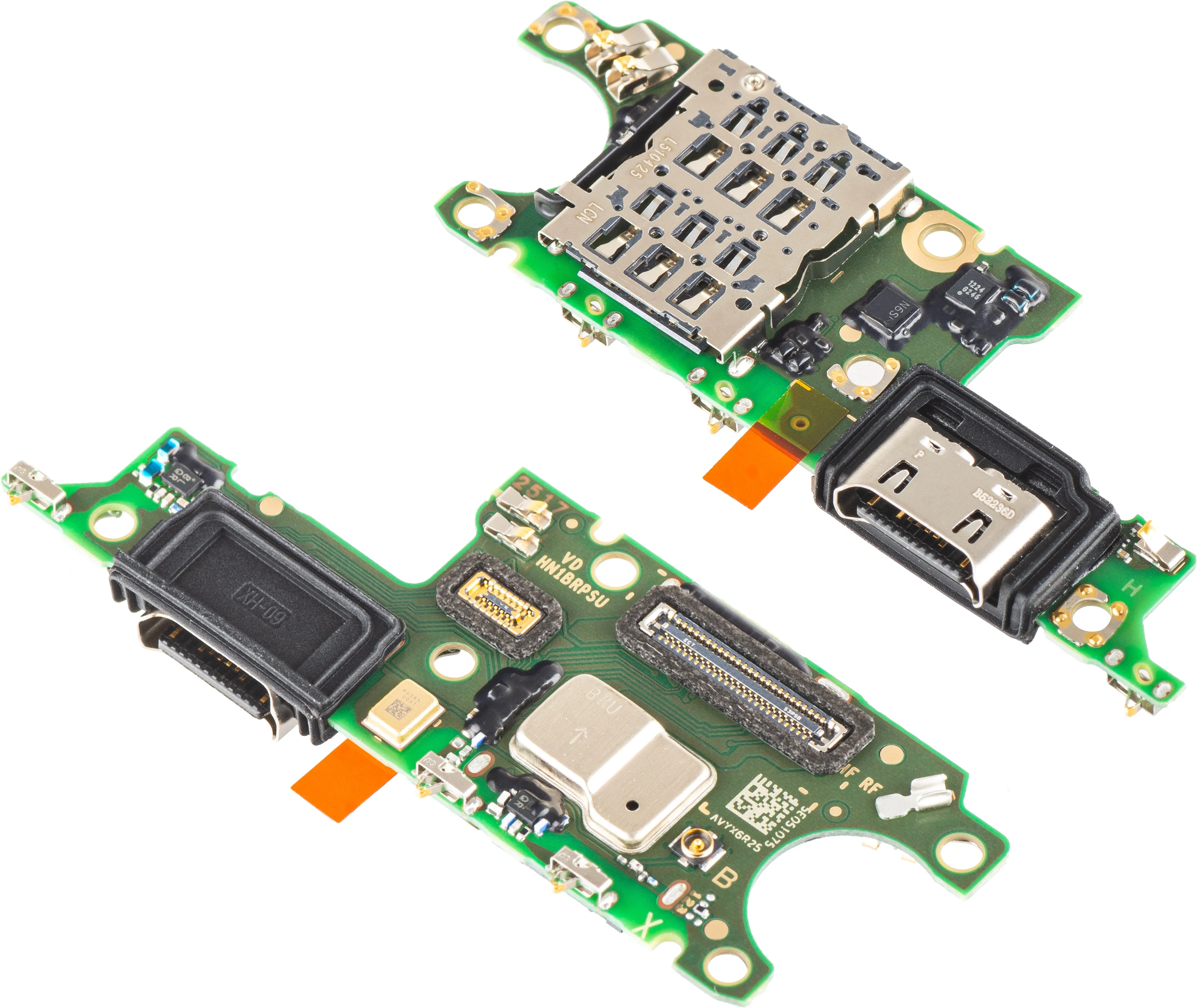Scheda con Connettore di Ricarica - Microfono - Modulo Lettore SIM Honor X9c / Magic7 Lite, Service Pack 0235AMMD - immagine 1
