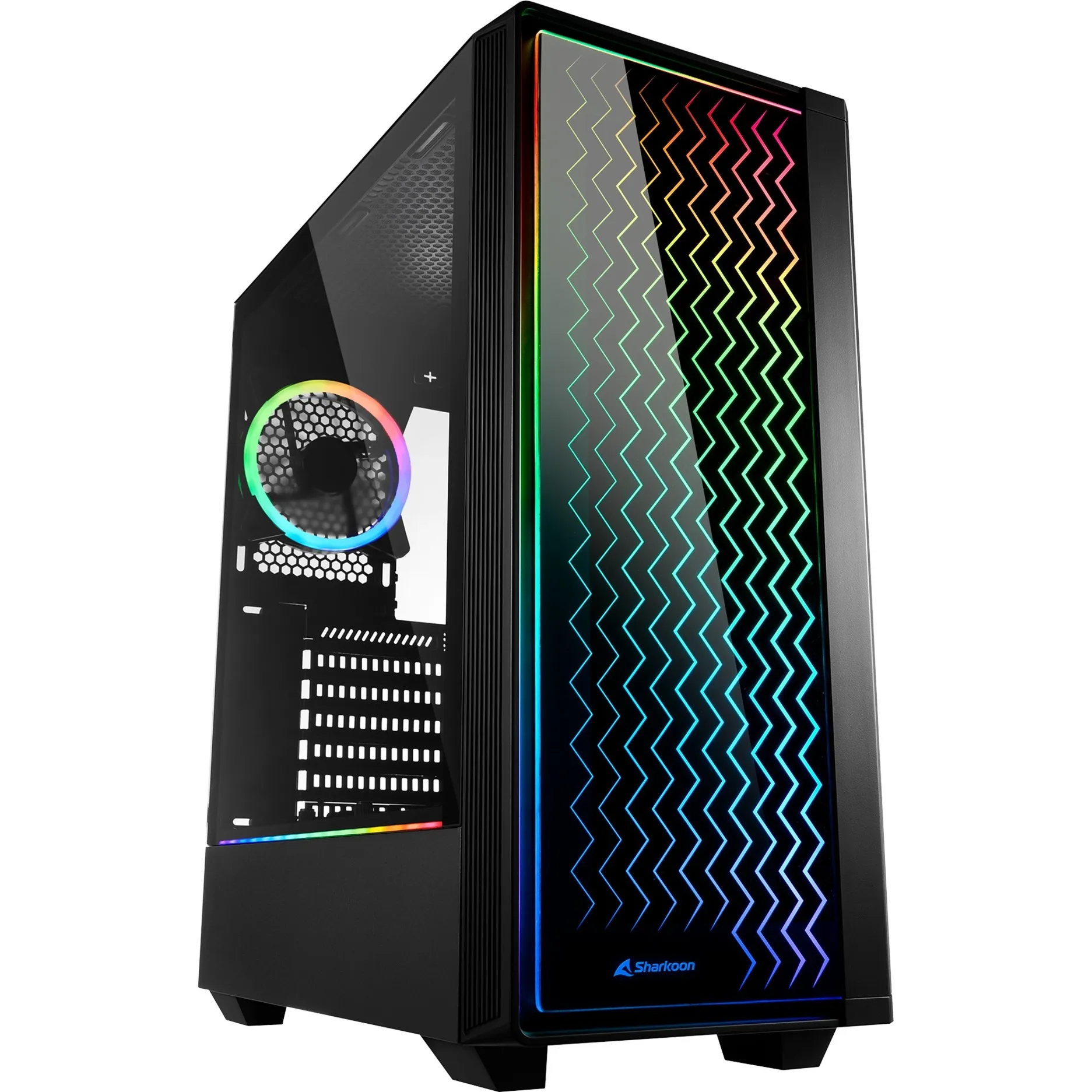 RGB LIT 200 Midi Tower Nero, Chassis Tower - immagine 1