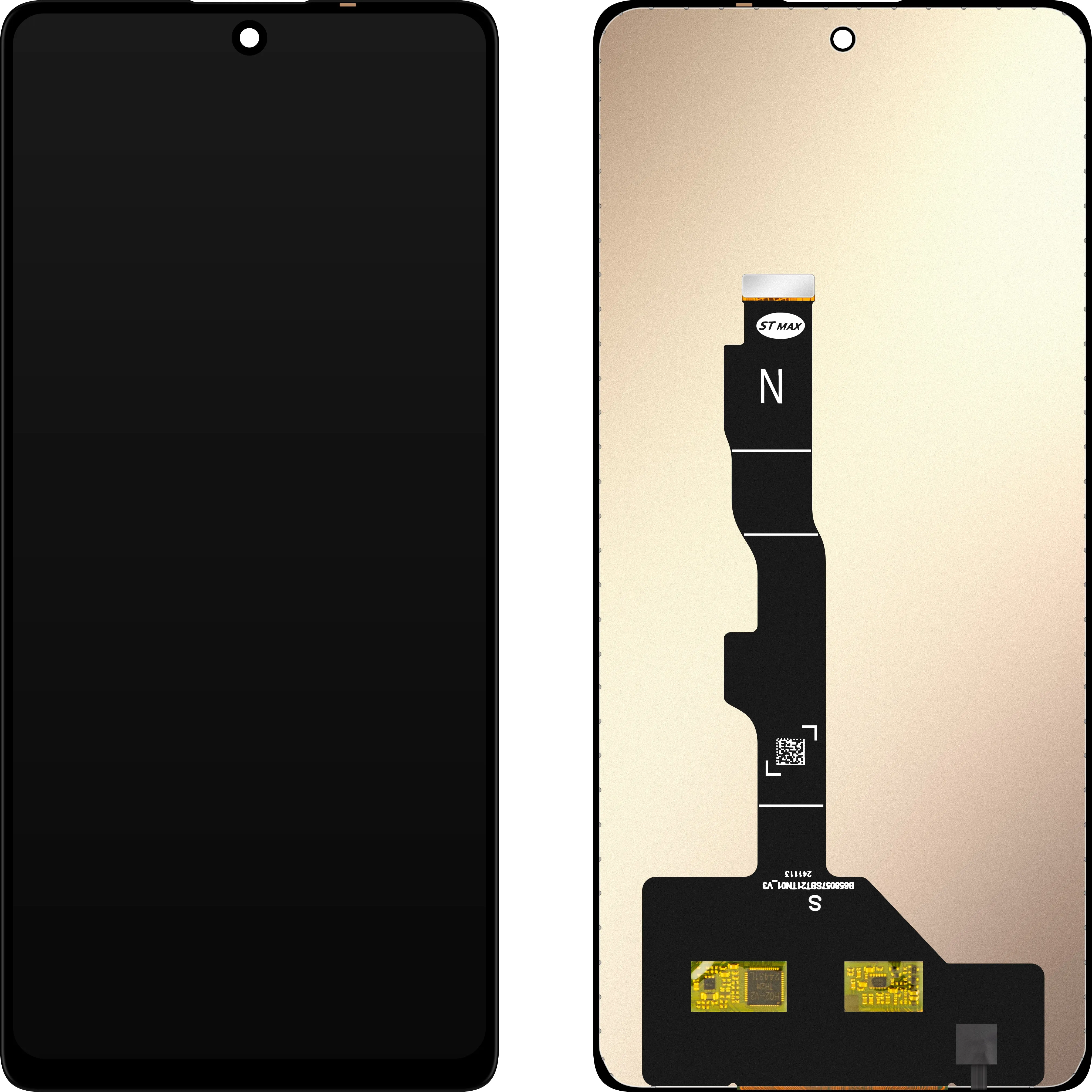 Display con Touchscreen MP compatibile con Xiaomi Poco F5 / Redmi Note 12 Turbo / Note 13 5G - immagine 1
