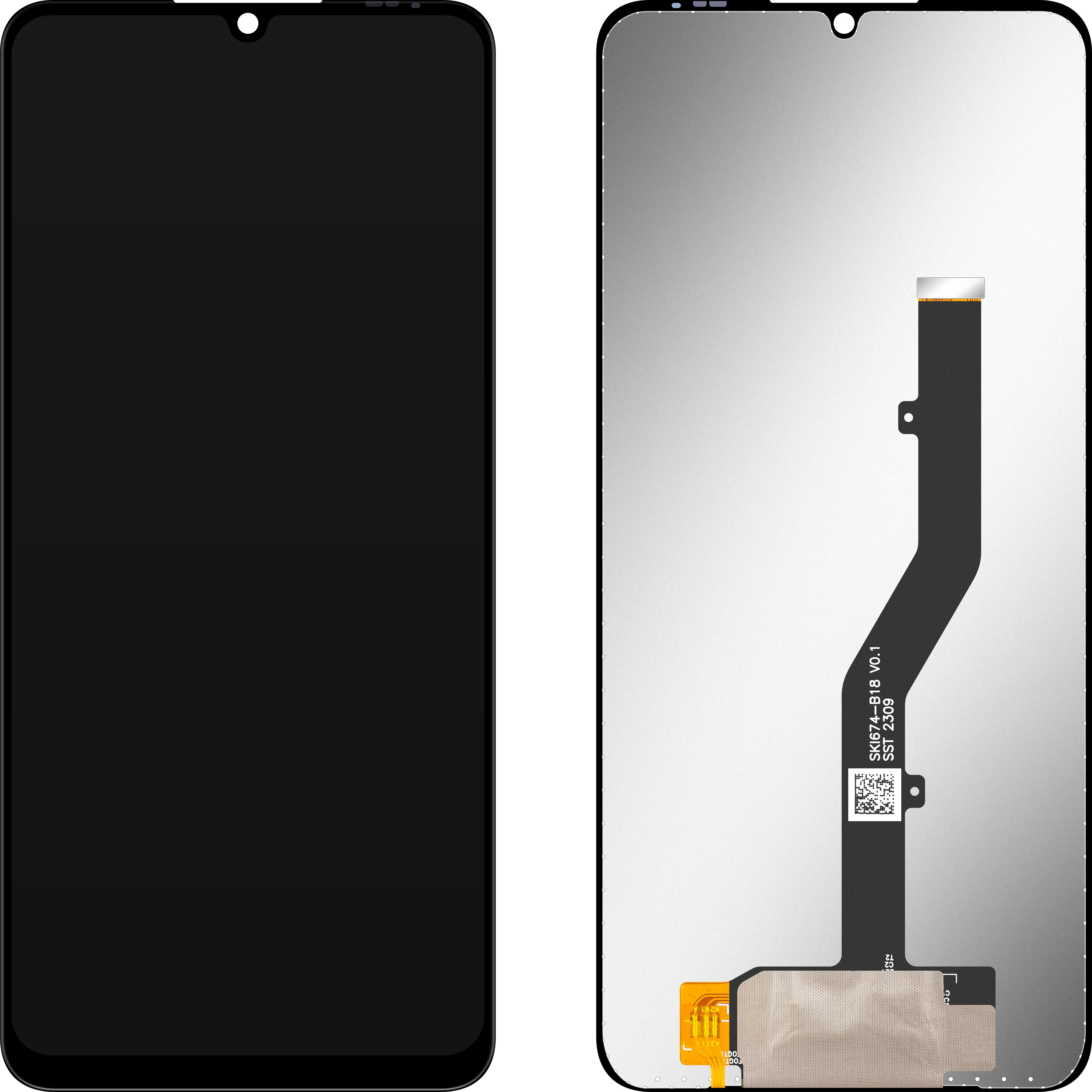 Display con Touchscreen MP compatibile con ZTE Blade A72 / A72s / V40 Vita - immagine 1