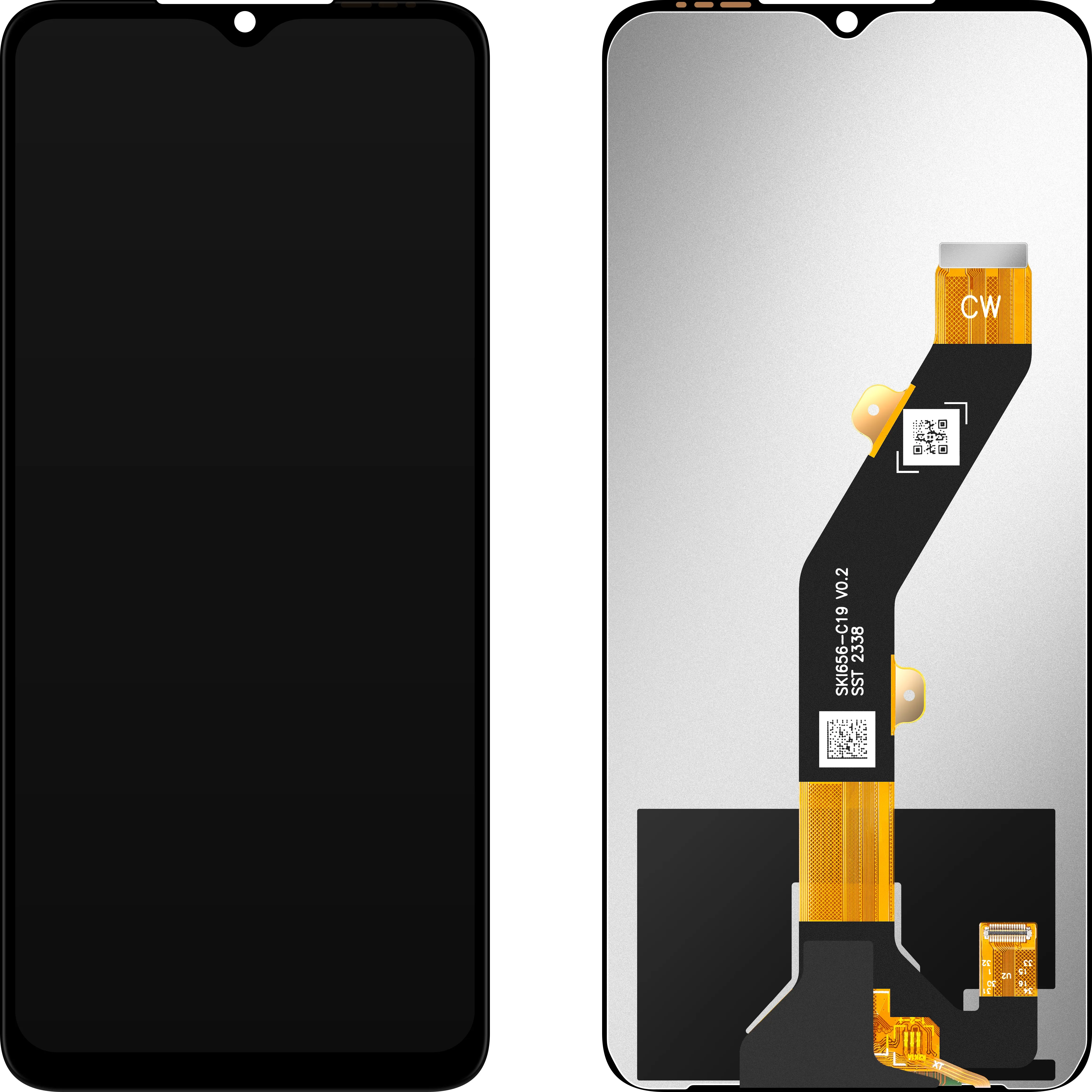 Display con Touchscreen MP compatibile con ZTE Blade A34 / Blade A54 - immagine 1