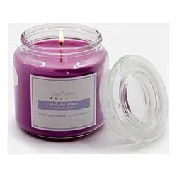Candela profumata Madame Monoi (400gr) 100 ore vasetto vetro ESSENZIALE COLORS 113 - immagine 1