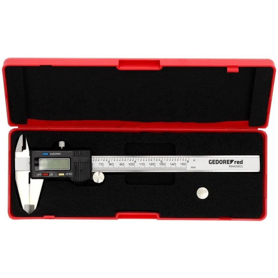 calibro digitale rosso R94420021, Strumento di misura - immagine 1
