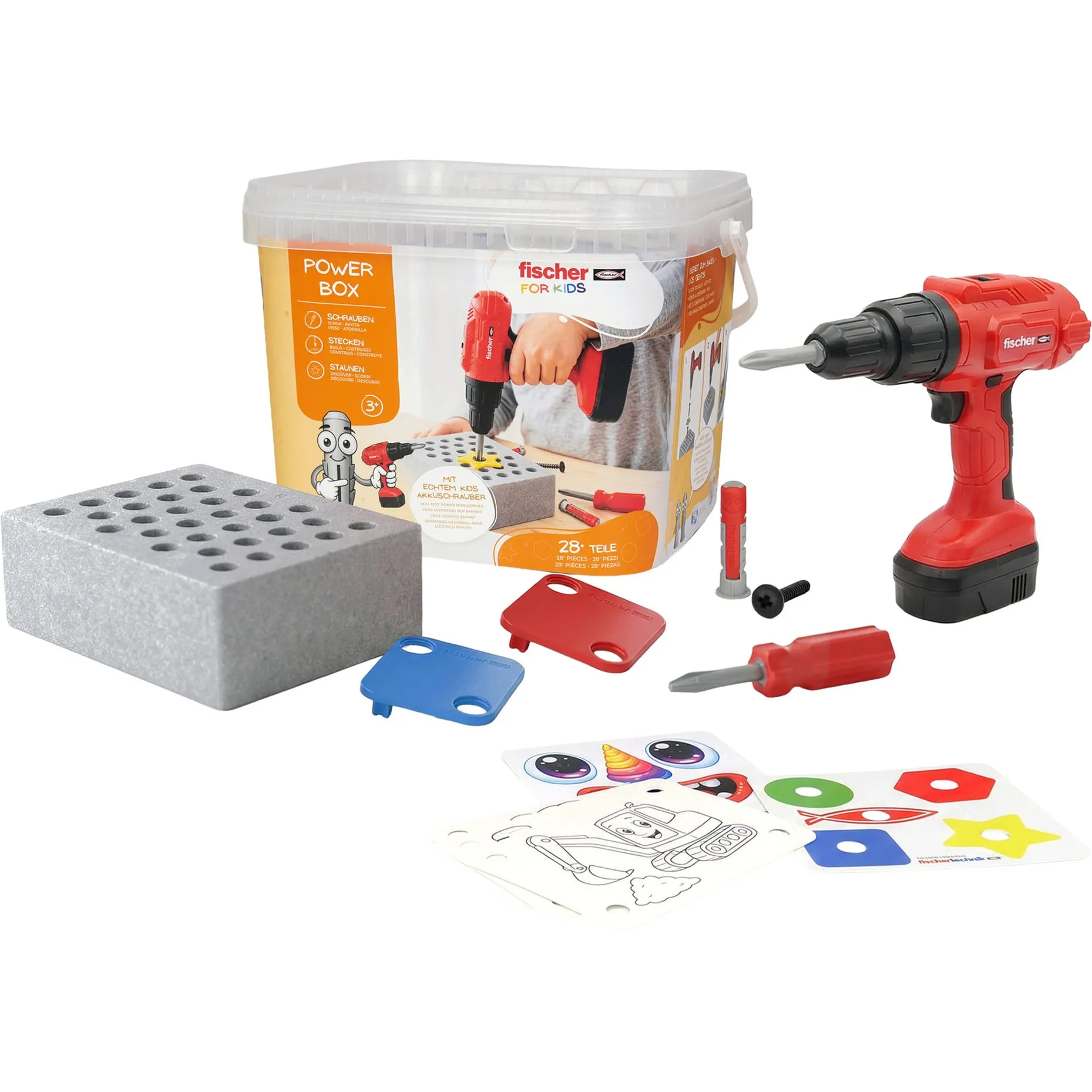 fischer for kids - Power-Box, Giochi di costruzione - immagine 1