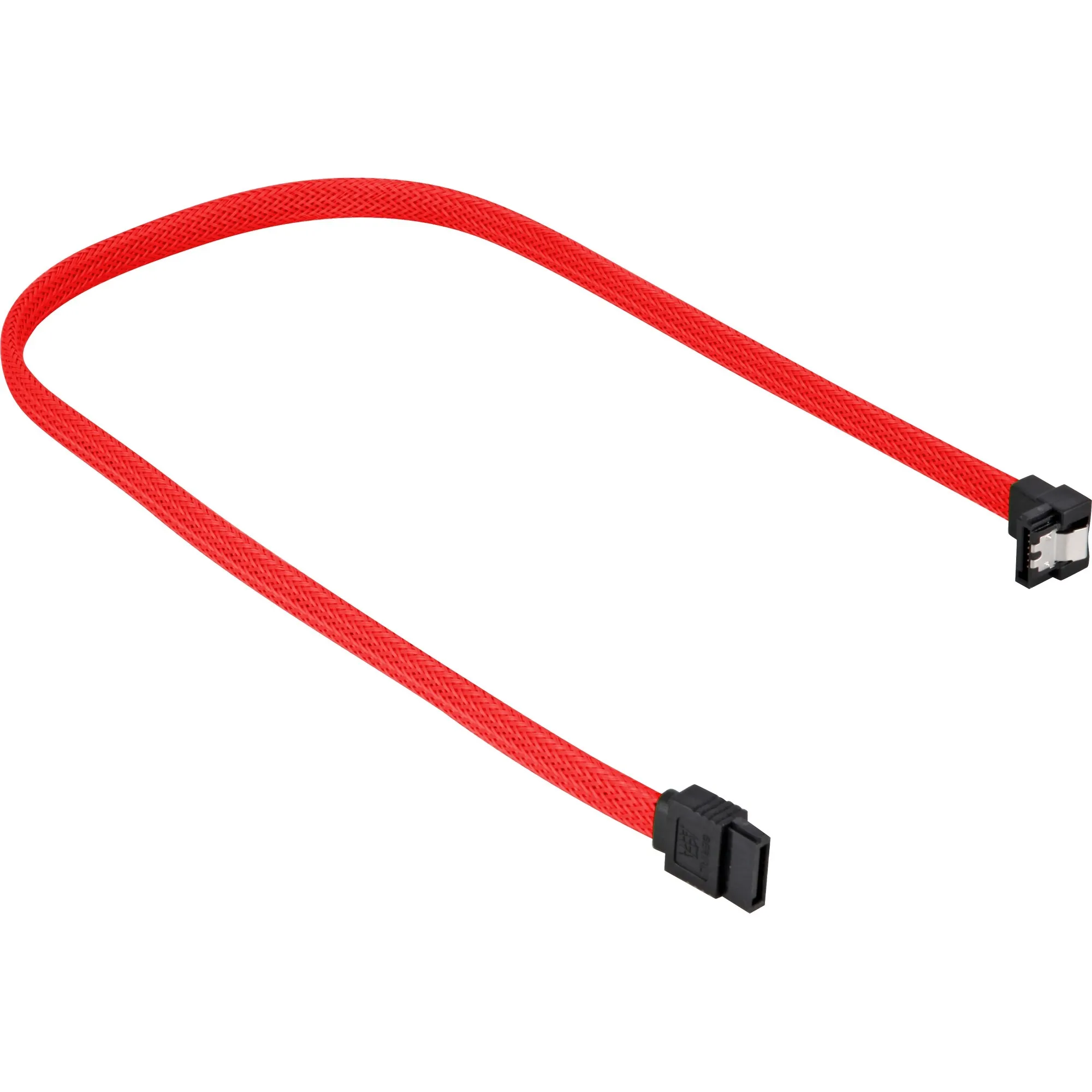 SATA 3 cavo SATA 0,45 m SATA 7-pin Nero, Rosso - immagine 1