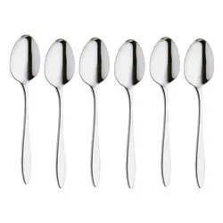Set cucchiaini caffè 6 pz Inox 18/10 (14cm) STYLE Cromo lucido FD6PN0621 - immagine 1