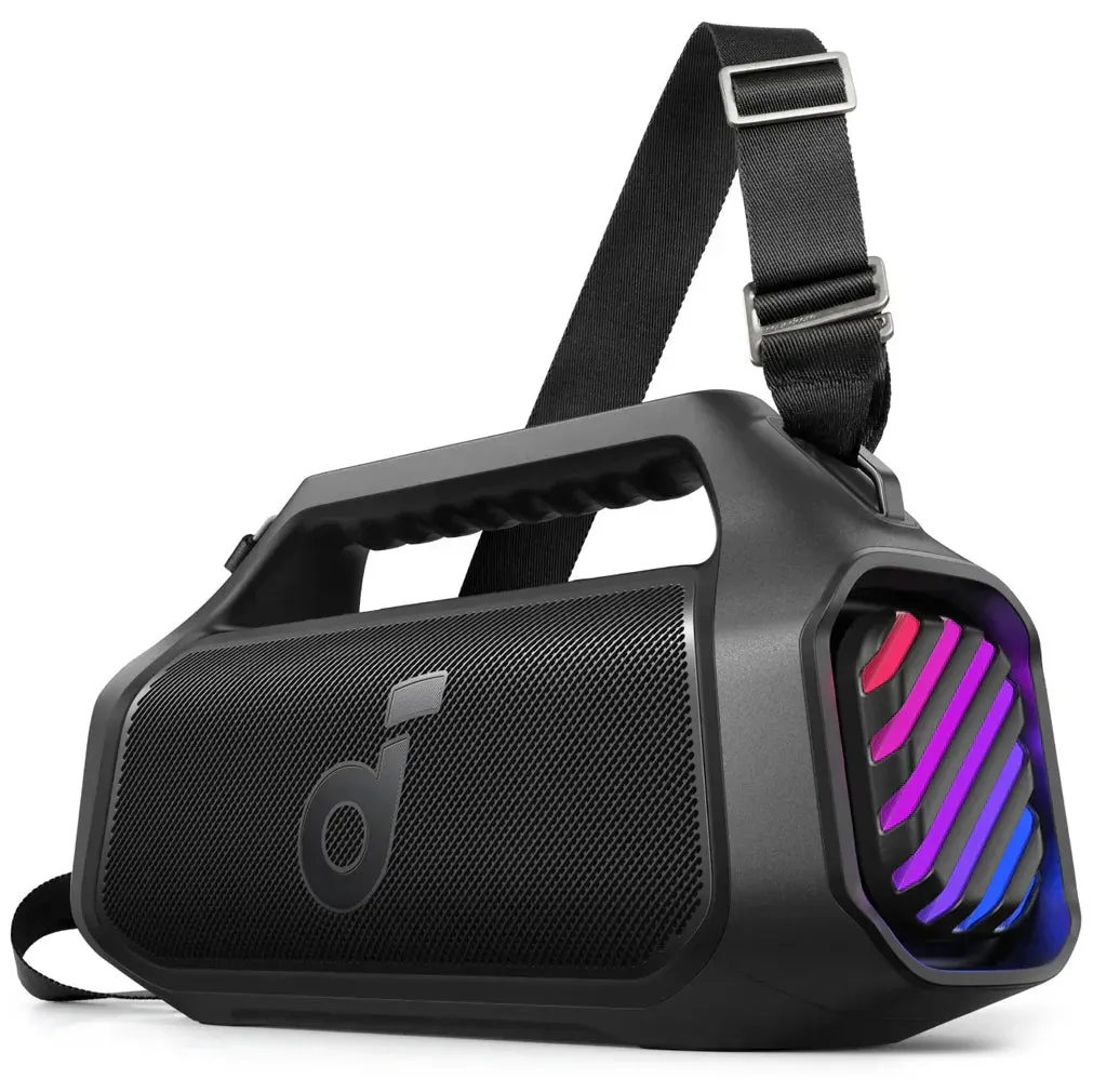 Cassa Portatile Bluetooth Anker SoundCore Boom 2 Plus, 140W, TWS, RGB, Impermeabile, Nera A3134011 - immagine 1