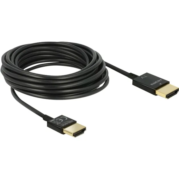 Cavo HDMI A maschio > HDMI A maschio High Speed 3D 4K Attivo Slim - immagine 1