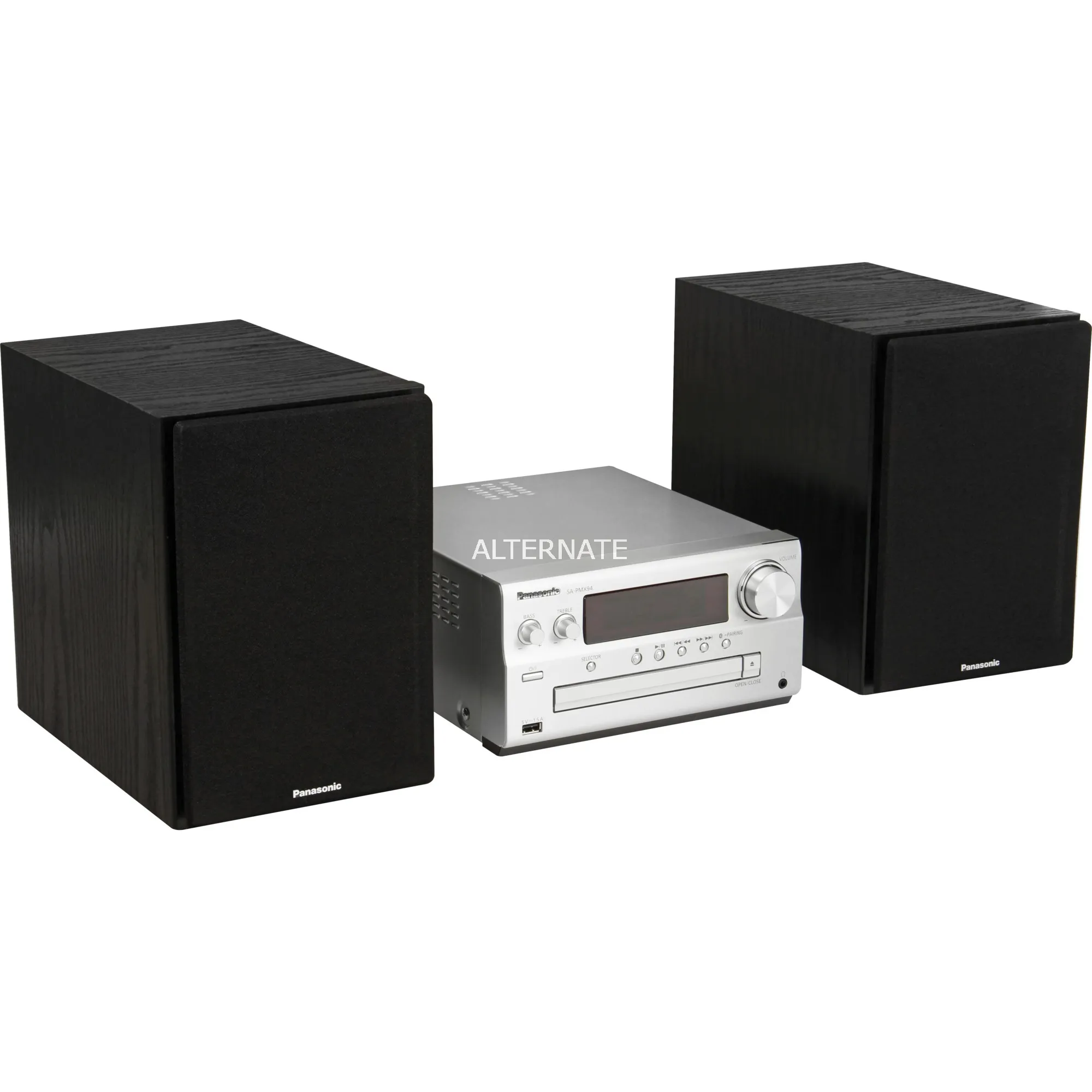 SC-PMX94EG-S set audio da casa Microsistema audio per la casa 120 W Nero, Argento, Sistema compatto - immagine 1