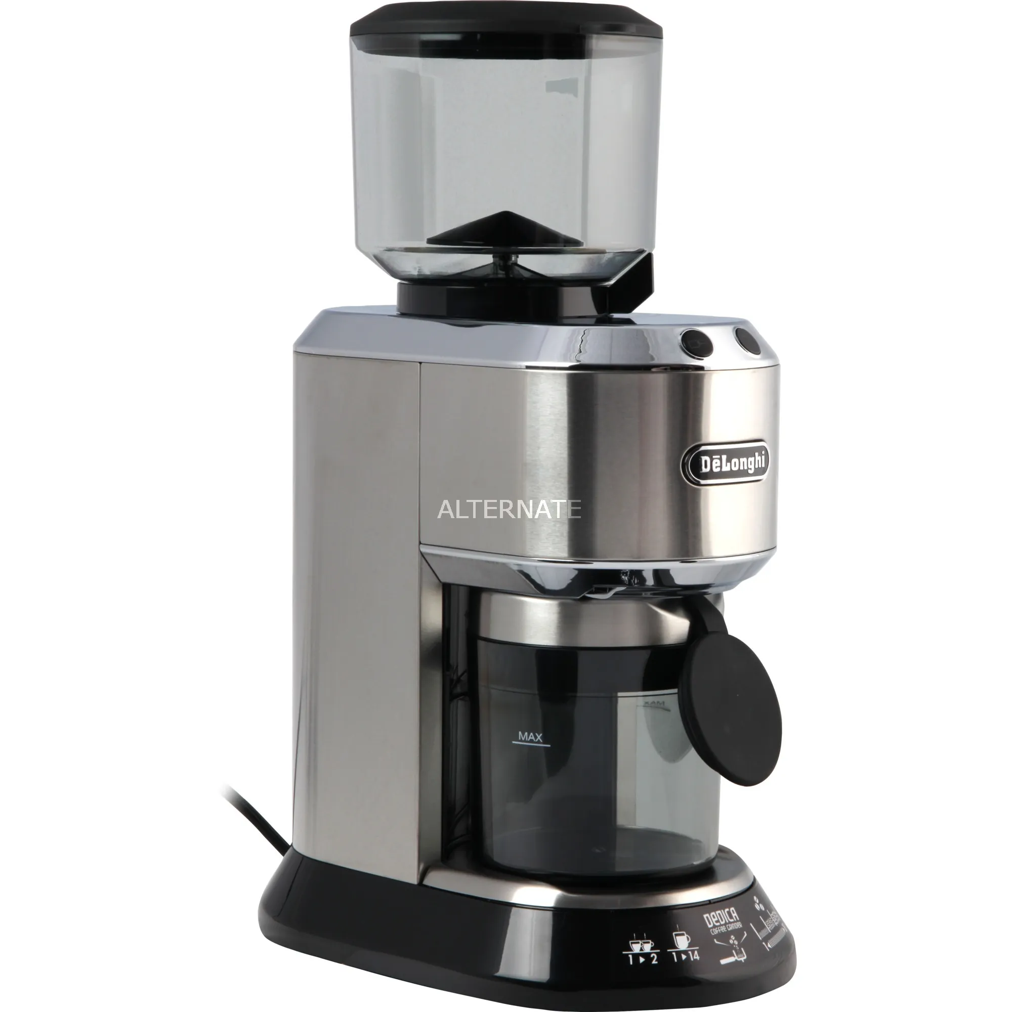 KG 520.M macina caffé 150 W Nero, Acciaio inox, Coffee Mill - immagine 1