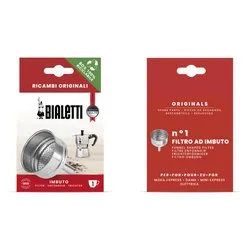Imbuto caffettiera 1 Tazza MOKA EXPRESS Alluminio 0800131 - immagine 1