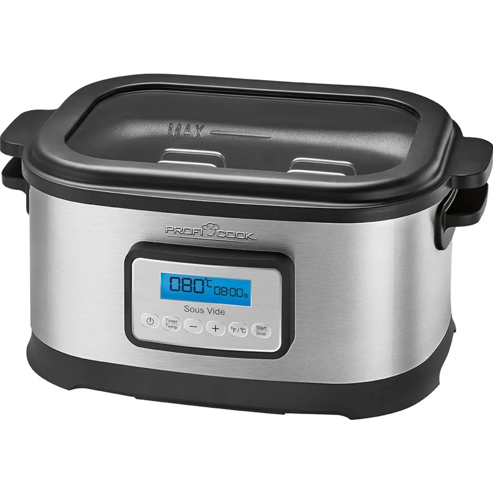 PC-SV 1112 8 L 520 W Nero, Acciaio inossidabile, Sous-Vide Garer - immagine 1