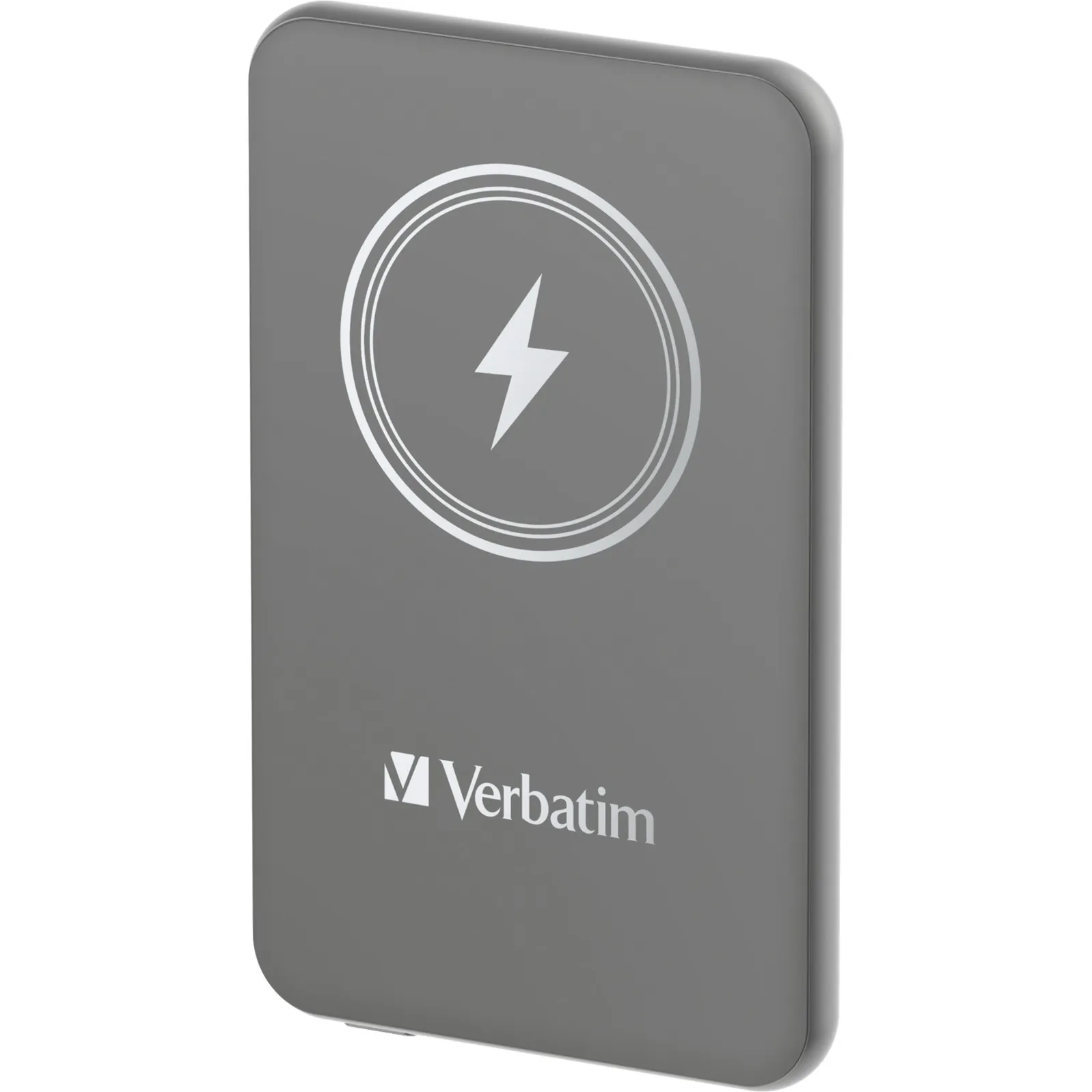 Charge ''n'' Go Polimeri di litio (LiPo) 5000 mAh Carica wireless Grigio, Powerbank - immagine 1