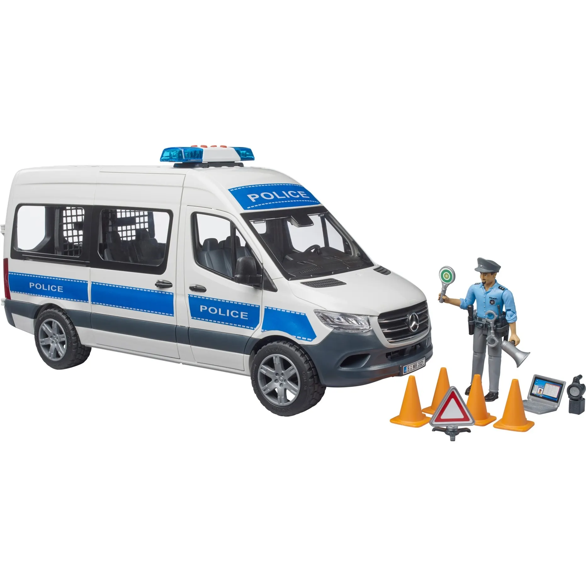 MB Sprinter veicolo di intervento della polizia con modulo luce e suono, Veicolo modello - immagine 1