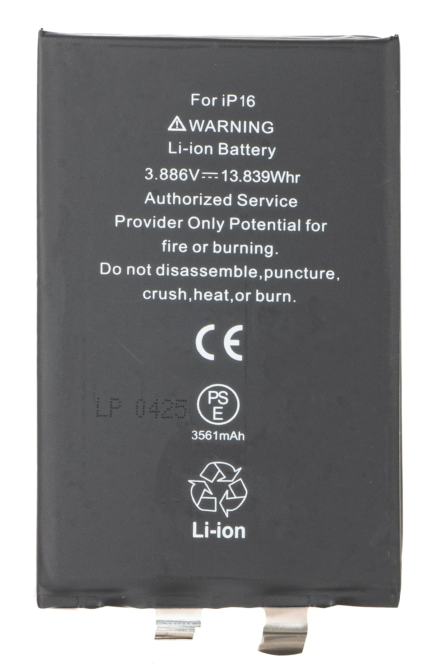Batteria Apple iPhone 16, senza Nastro Flessibile BMS - immagine 1