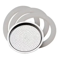 Set guarnizioni e filtro caffettiera 6 Tazze 3 pz 02CF038 RG1 - immagine 1