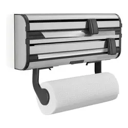 Porta rotolo Parat Royal triplo a parete (38,5x8,5x16,2cm) COMFORTLINE Silver 25793 - immagine 1