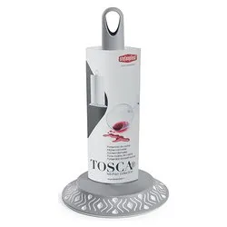 Porta rotolo da tavola (17x30cm) TWIST Grigio 55302 - immagine 1