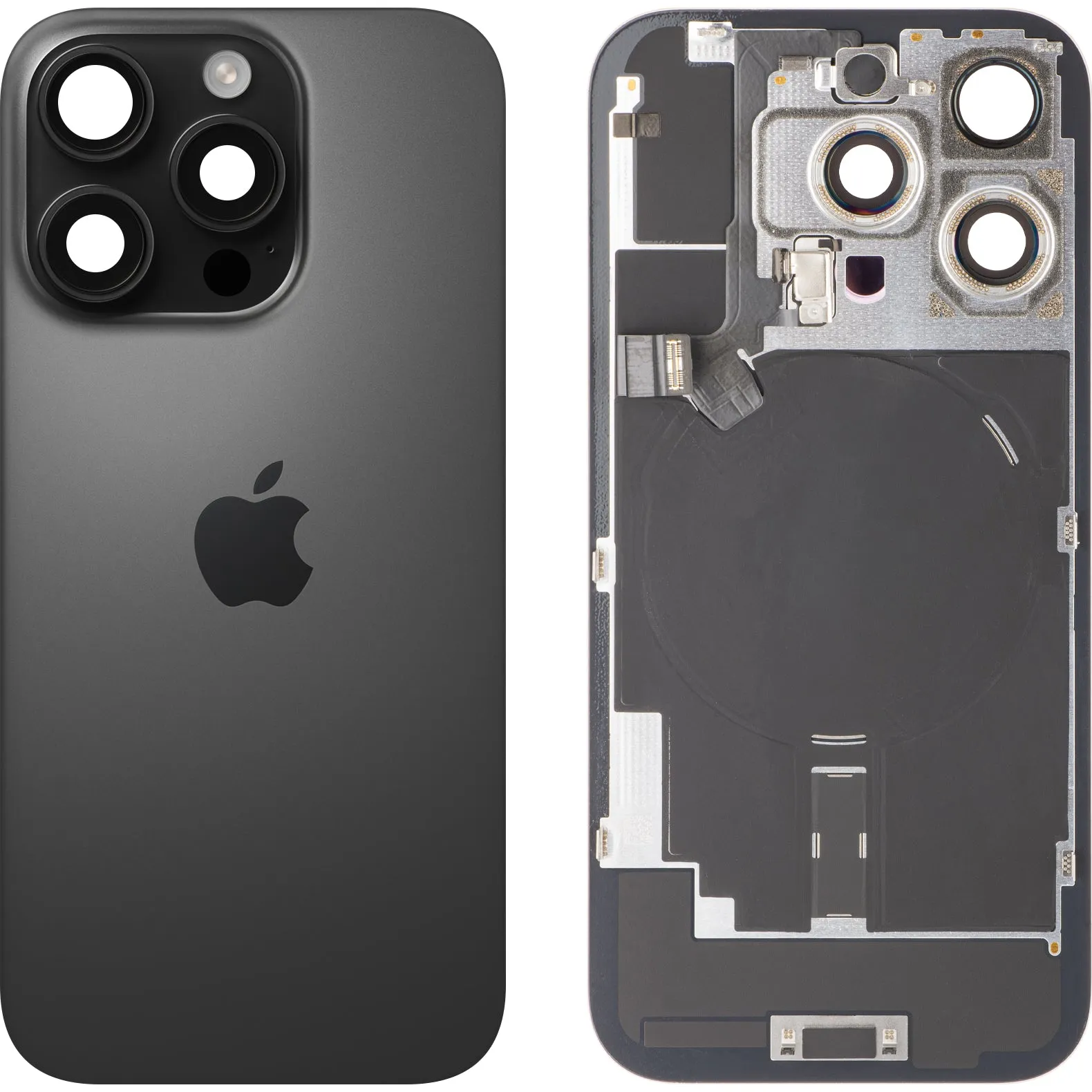 Cover Batteria Apple iPhone 16 Pro, Nero (Titanio Nero), Swap Premium - immagine 1