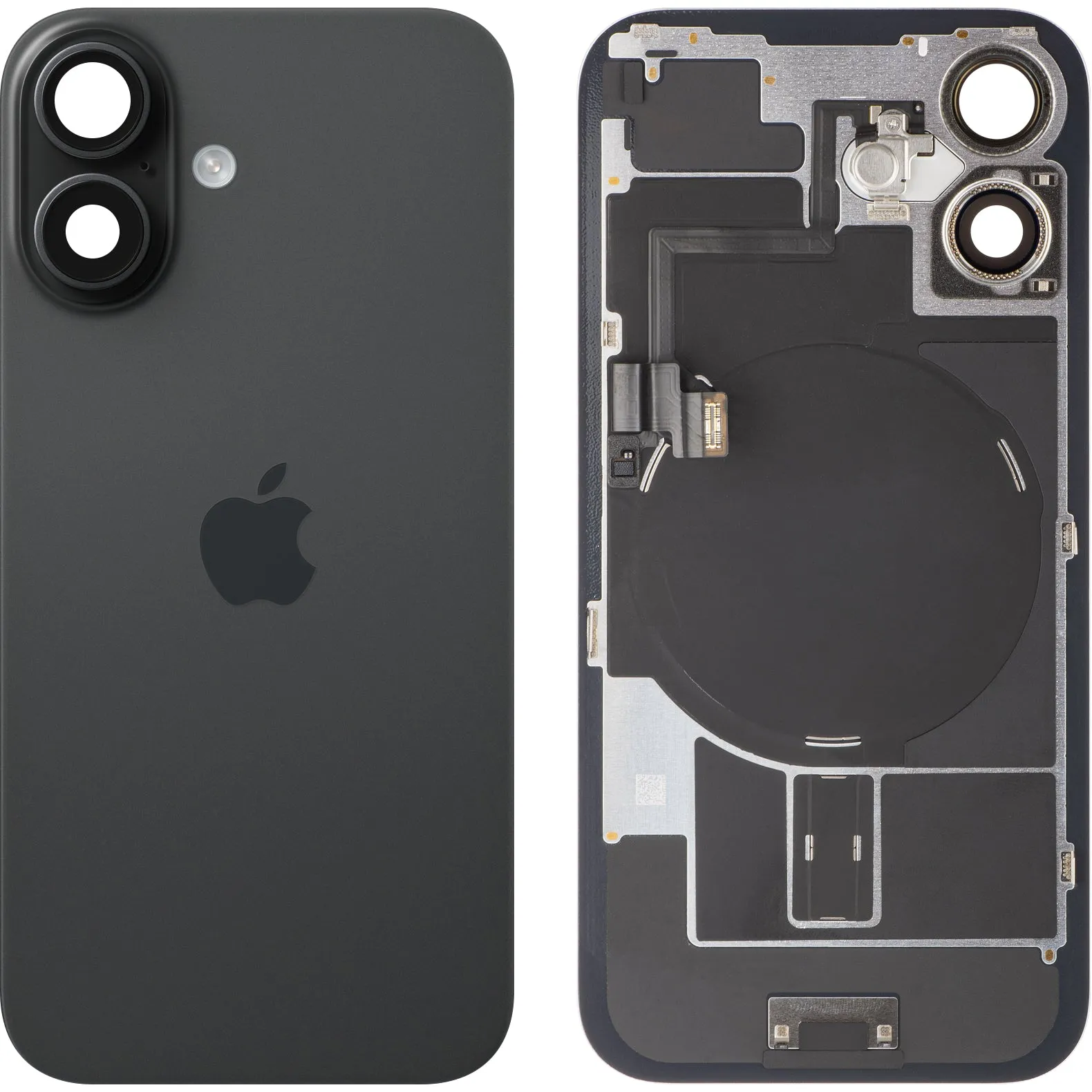 Copertura Batteria Apple iPhone 16, Nero, Swap Premium - immagine 1