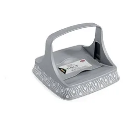 Porta tovaglioli (22x22cm) Orizzontale TOSCA Grigio 55802 - immagine 1